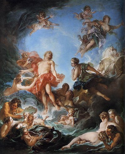 A ascensão do sol de François Boucher